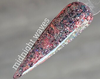 Midnight Waves - Acrylic Nail Dip Powders