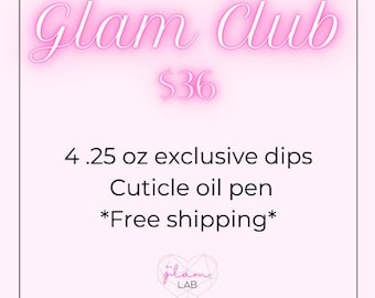 March Monthly Glam Club - PLEASE PURCHASE SEPARATELY