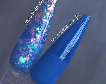 Mountain View / Not A Cloud In Sight - Acrylic Nail Dip Powders
