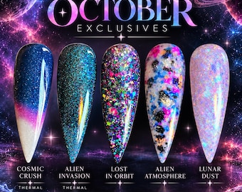 October Exclusive : Space Edition - Acrylic Nail Dip Powders