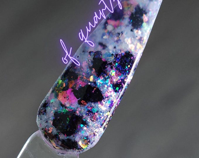 Of Quartz - Acrylic Nail Dip Powders, Opal, Flakies
