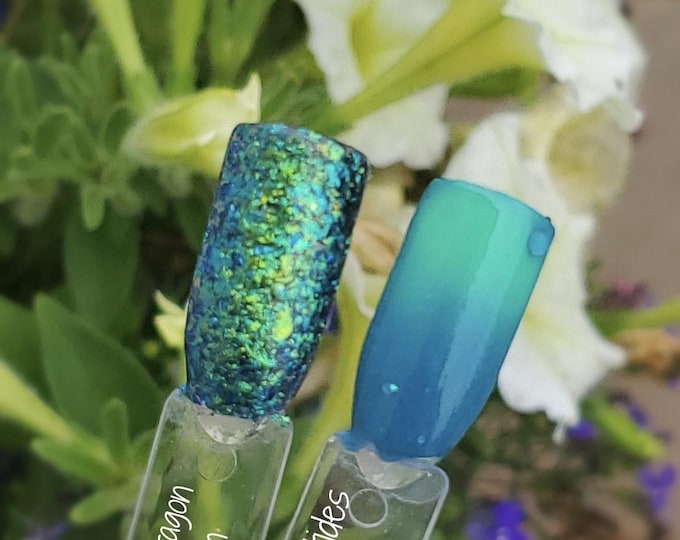 Don't Be Dragon Me Down / Changing Tides - Acrylic Nail Dip Powders