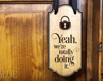 Encouragement Quote for that Special Someone Wood Door Hanger Sign Etched into Birch