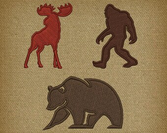 Bigfoot embroidery  etsy Bigfoot embroidery  etsy