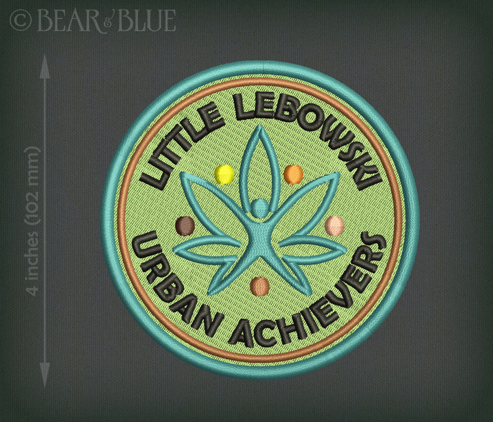 Embroidery Design: Little Lebowski Urban Achievers | Etsy