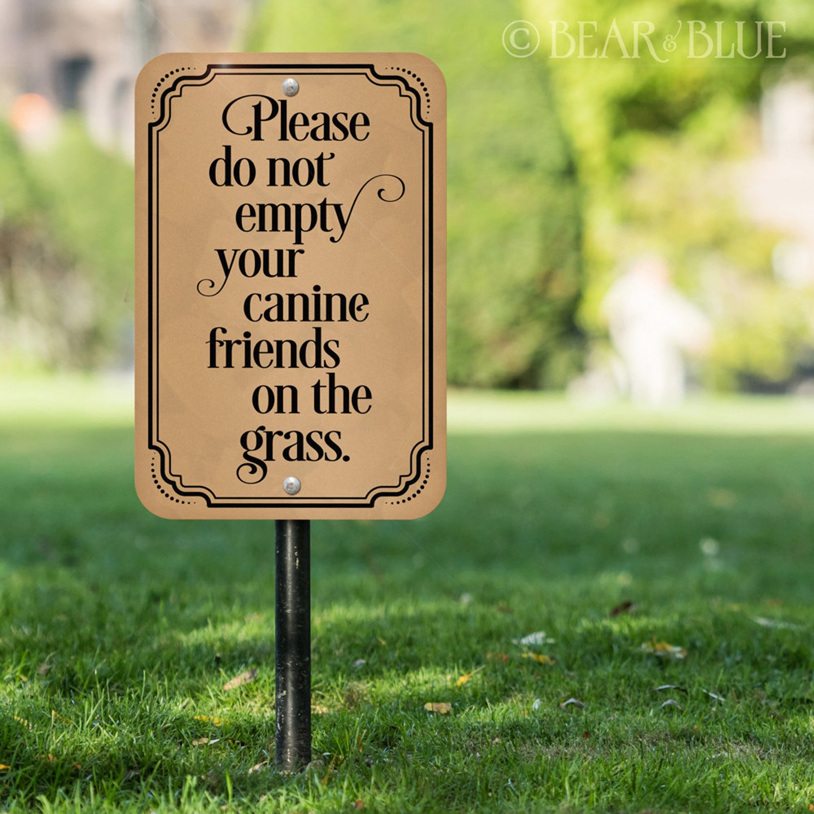 Can not be empty. Outdoor sign. aluminum signs. thou shalt not park. thou shalt not kl.