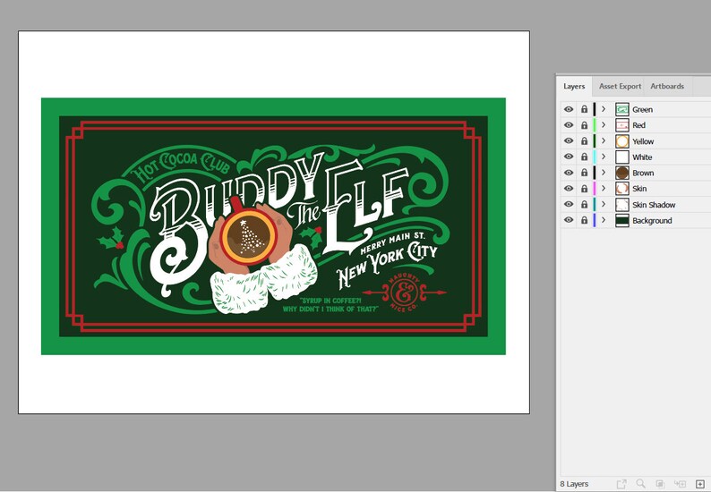 Download Two Versions Buddy the Elf SVG Cut Clipart Files for DIY ...