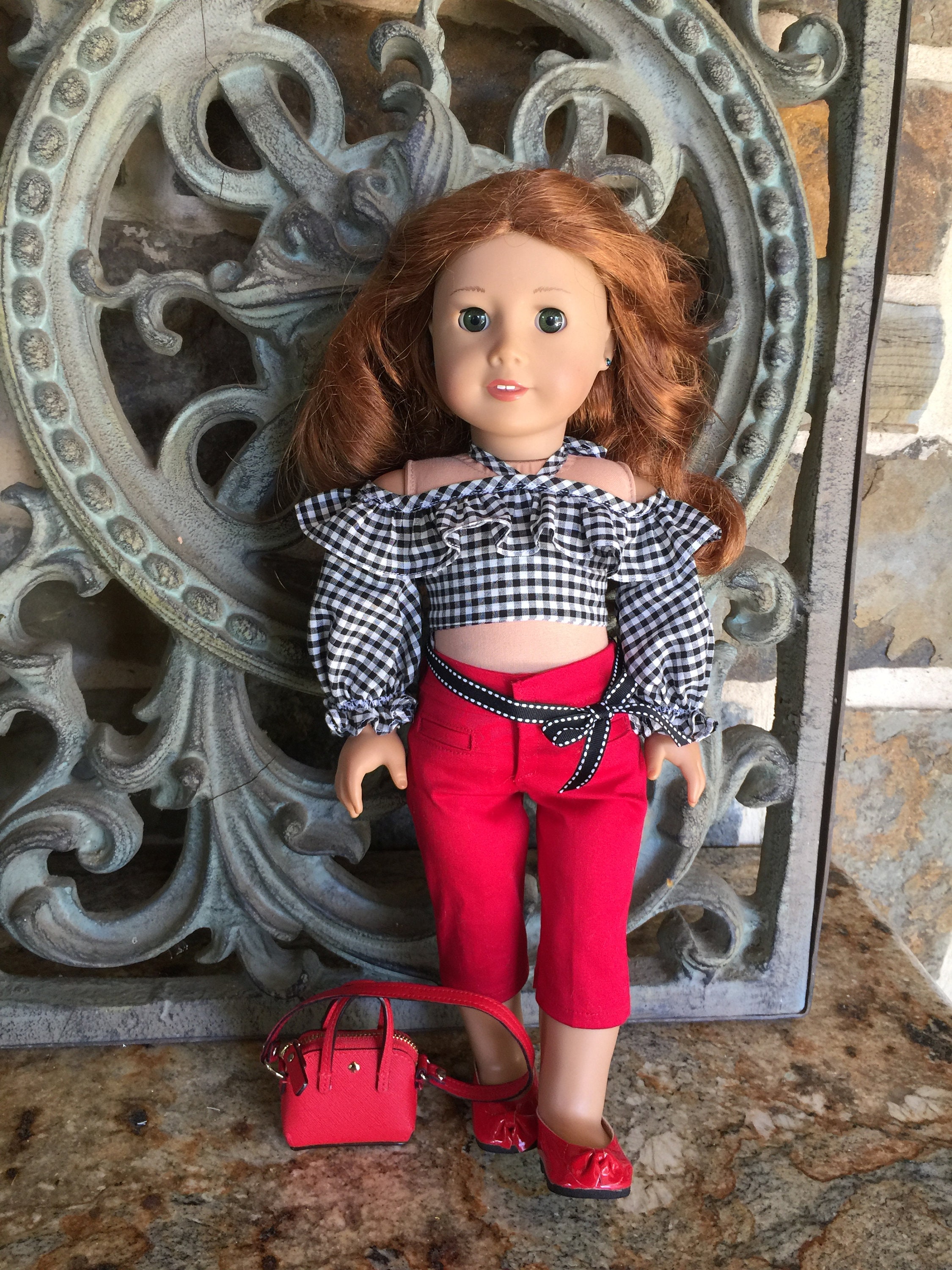 18 Inch Doll Clothes Skirt Blouse Blazer Tie Made To Fit American Girl Dolls