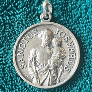 Vintage Sanctus Josephus Religious Medal