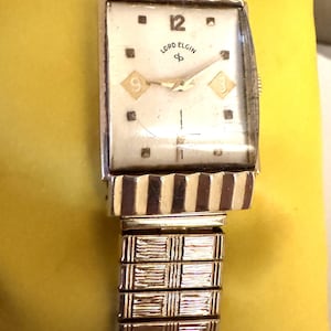 LORD ELGIN - 1950’s Men&#39;s Vintage 21 Jewels 14KT GF Mechanical Wrist Watch