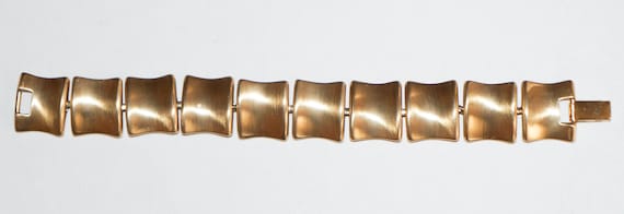 NAPIER - Brushed Gold Tone Bracelet - image 1