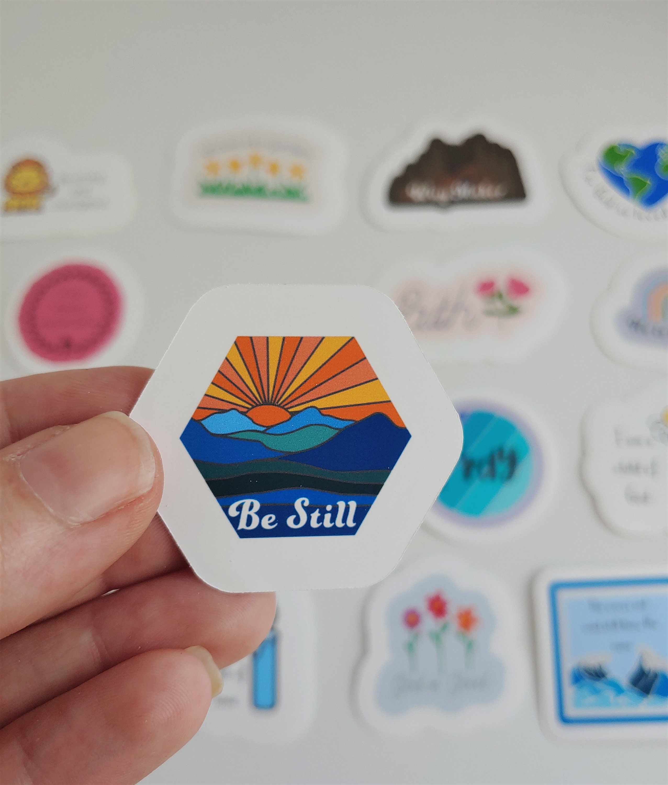 Inspirational Bible Verse Stickers: Waterproof Christian Decals - Etsy
