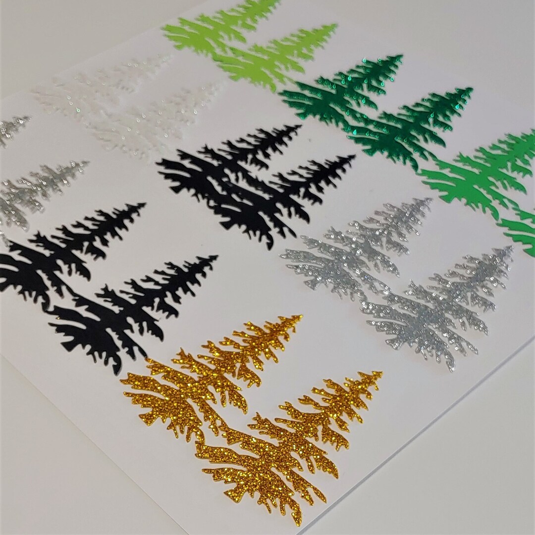 Die Cut Trees Die Cut Christmas Trees Precut Trees for Etsy