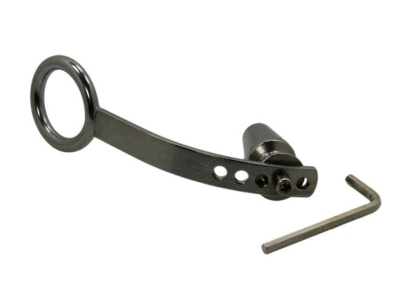Stainless Steel Testicle Ring With Analdildo Butt Plug Etsy
