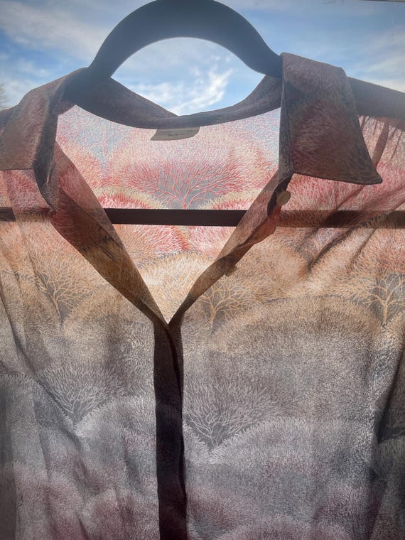 Miss Wucu Gradient Psychedelic Tree Pattern Vinta… - image 8