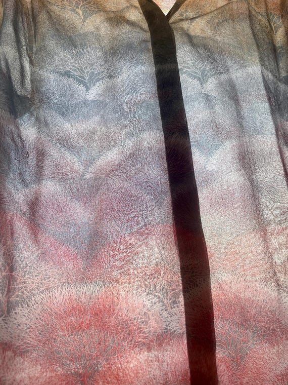 Miss Wucu Gradient Psychedelic Tree Pattern Vinta… - image 9