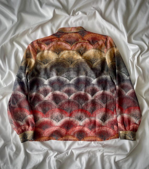 Miss Wucu Gradient Psychedelic Tree Pattern Vinta… - image 3