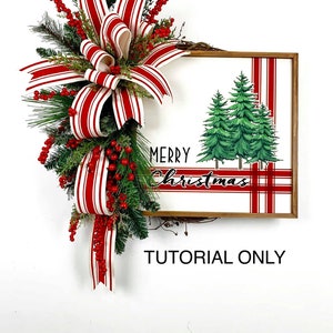 TUTORIAL Rustic Christmas Wreath