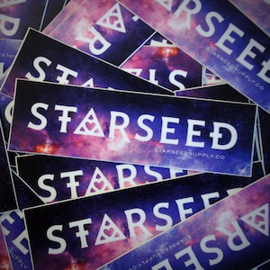 Starseed adesivo - accessorio esoterico e metafisico - 5" adesivo resistente alle intemperie - New Age, cristallo, Indigo, Rainbow Children
