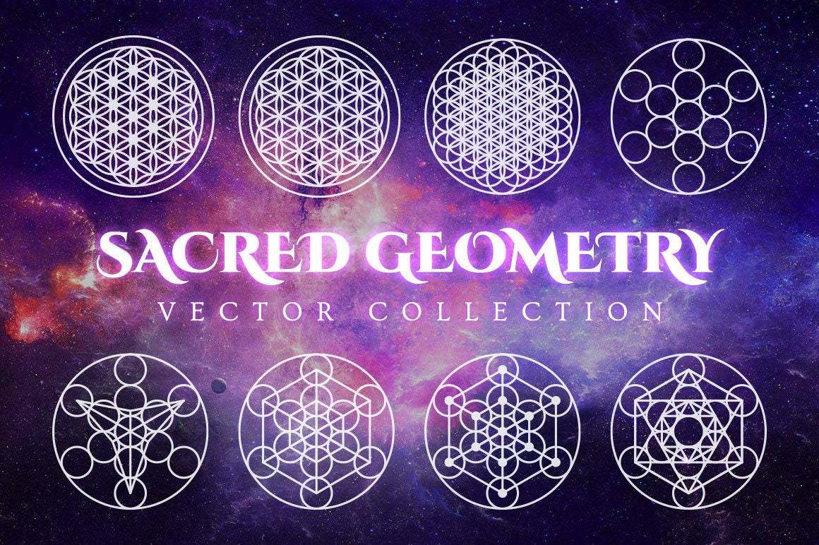 Sacred Geometry Vector Pack 100 Images For Adobe Etsy