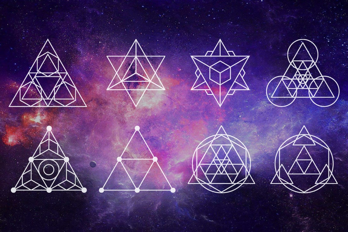 Sacred Geometry Vector Pack 100 Images For Adobe Etsy
