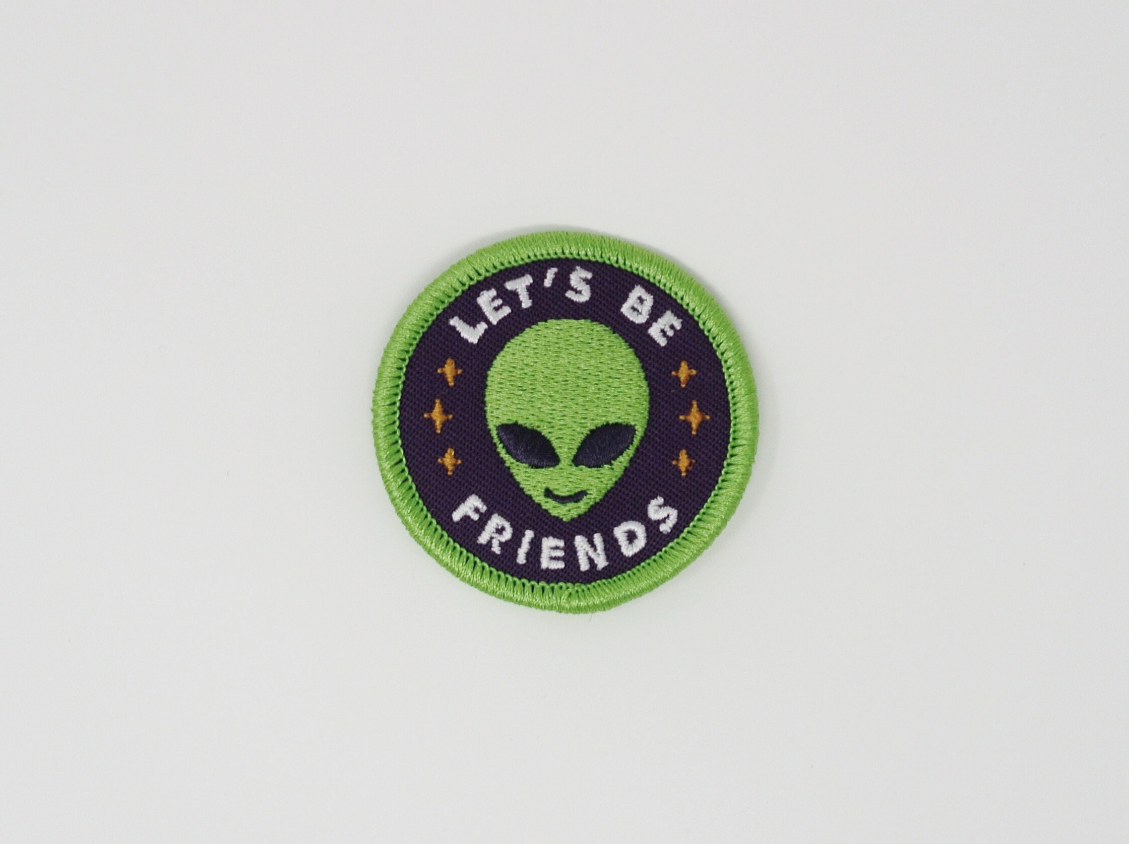 Alien Patch - "lets Be Friends" - Metaphysical Fashion Accessory - 2 ...