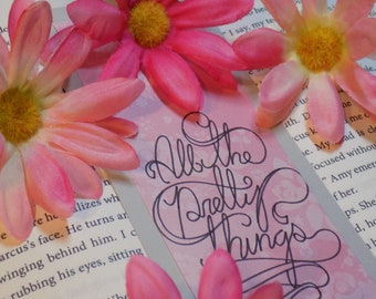 girly bookmarks etsy