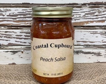 Salsa, *PICK TWO*,  Coastal, Cupboard, Natural, Fresh, Salsa, Spicy, 20 oz Large, Artisan, Handcrafted, Small Batch, Gift, Outer Banks, OBX