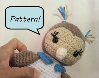 Kingsli's Häkelanleitung Eulen, Amigurumi Eulen Muster, Stofftier Eulen Muster, handgemachte Eule Plüschtier