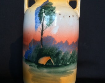 Japanese Vase  (Hand Painted)