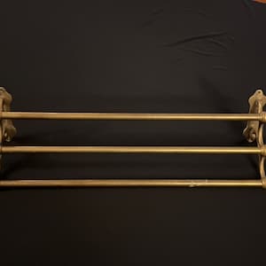 Vintage, Brass New York City Subway Car Rack from the 1930s - 1950s - Very Rare & Priced to Sell