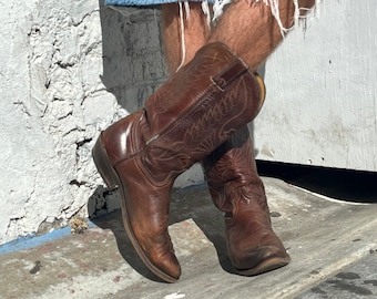 Durango Stivali Western Rebel Uomo – Impermeabili, Pelle Marrone (Taglia 40) - 2
