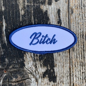 おもしろいユニフォームメカニックパッチ - ビッチ