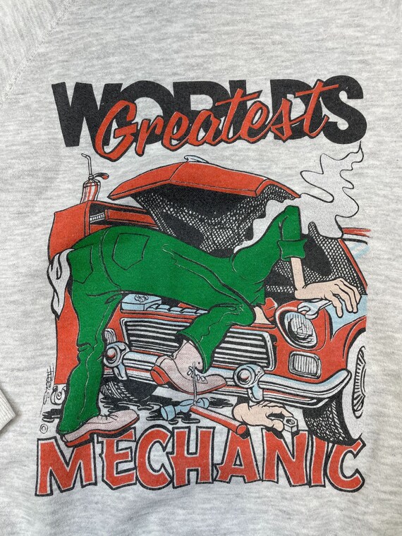 Worlds Greatest Mechanic Graphic Sweatshirt - image 3