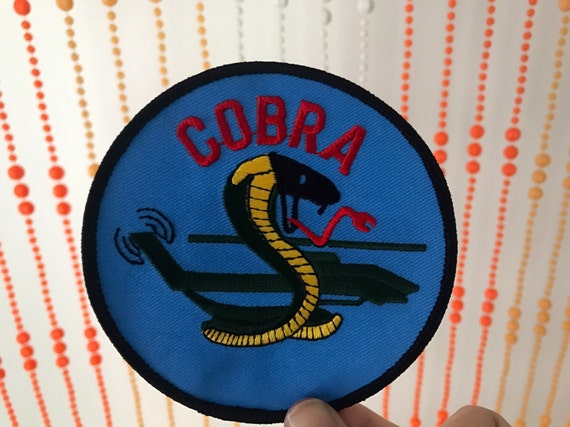 Vintage Large Cobra Circle Patch - image 1