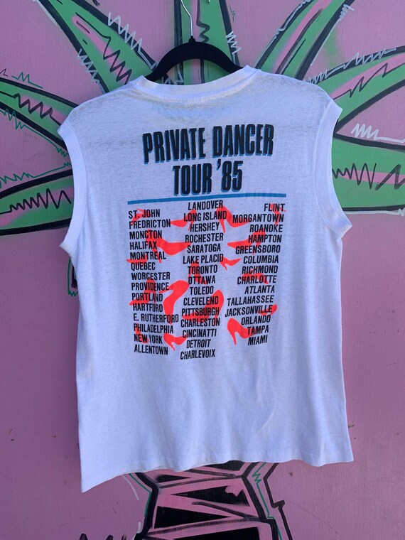 トップス '84s Tina Turner private dancer tour Tee Vintage 1985 Tina Turner Private Dancer Tour TShirt Large | eBay