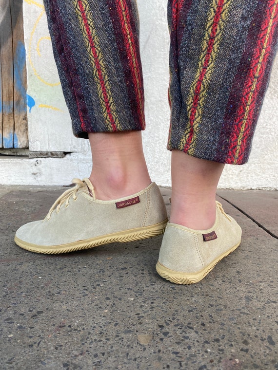 Vintage New Deadstock Jordache Suede Lace Up Shoes