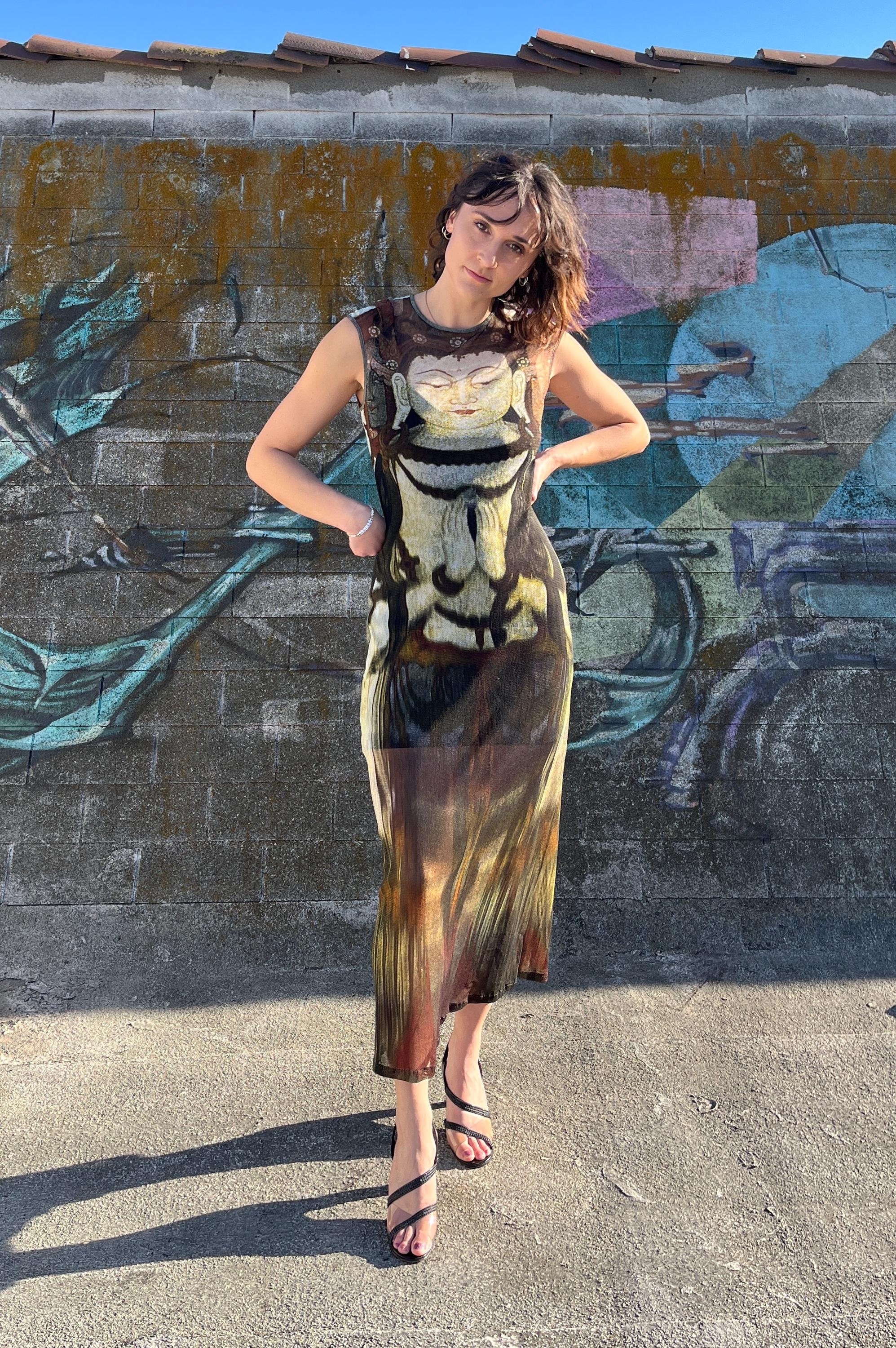 Vivienne Tam Mesh Dress - Etsy Vivienne Tam Mesh Dress - Etsy