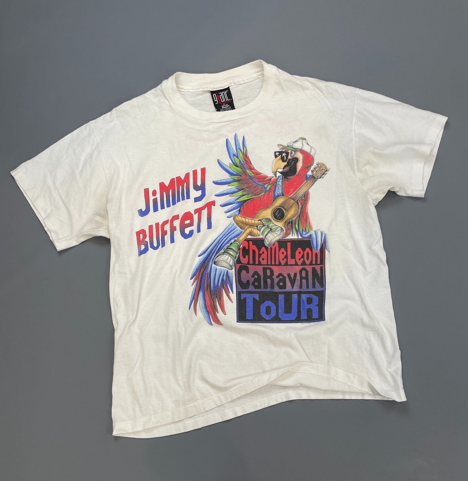 1993 Jimmy Buffett Chameleon Caravan Tour T-shirt - Etsy