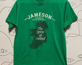 Jameson Irish Whiskey Logo Single Stitched T-shirt