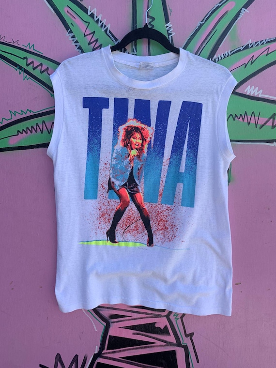 トップス '84s Tina Turner private dancer tour Tee Vintage 1985 Tina Turner Private Dancer Tour TShirt Large | eBay