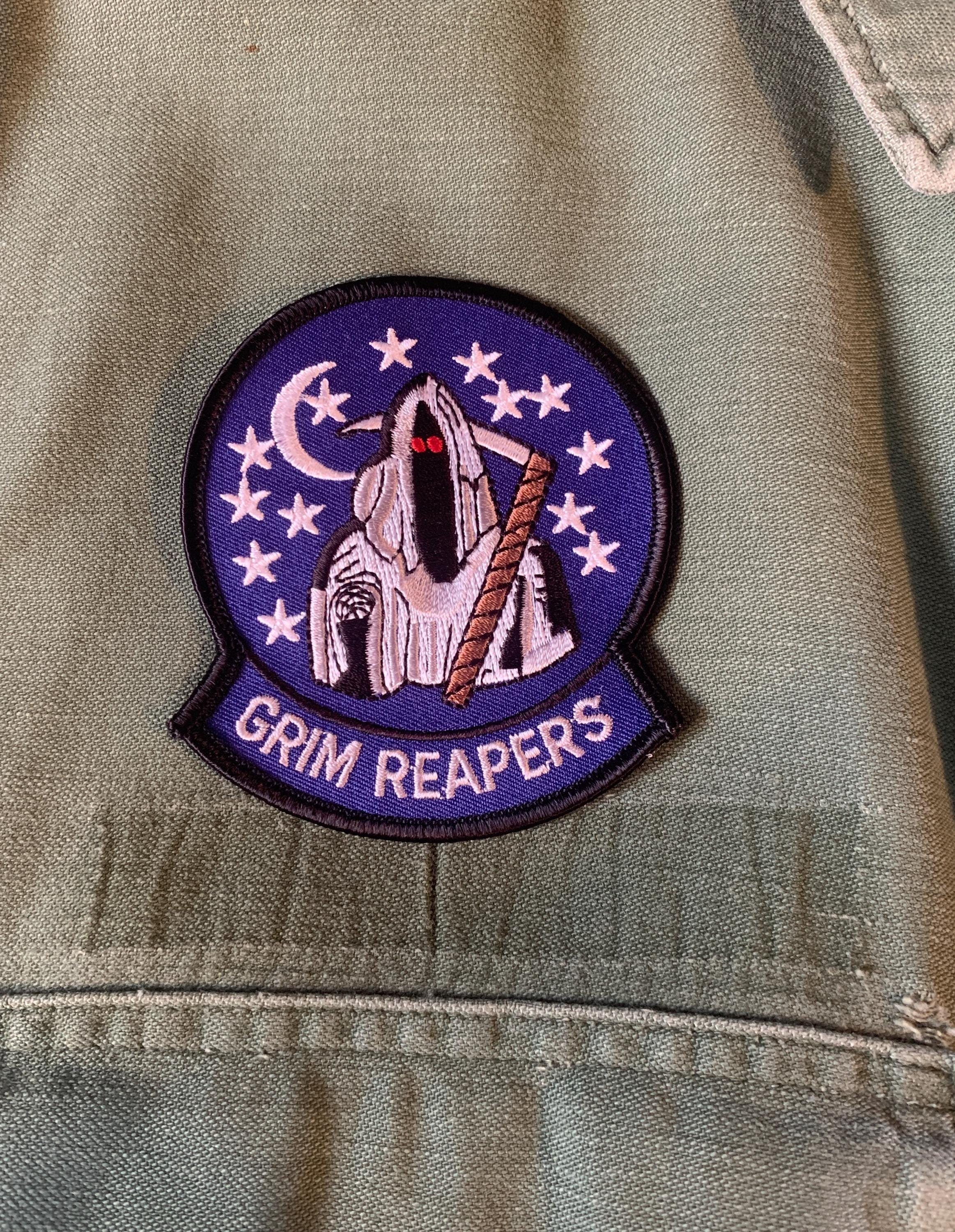 Vintage Grim Reapers Patch 3x3.5 Inch Embroidered Applique - Etsy