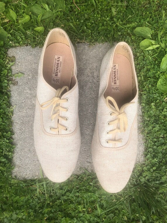 Vintage Kinsman Canvas Lace Shoes