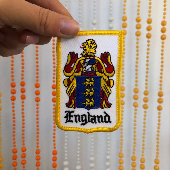 England Shield Crest Patch