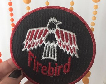 Vintage Deadstock Firebird Circle Patch