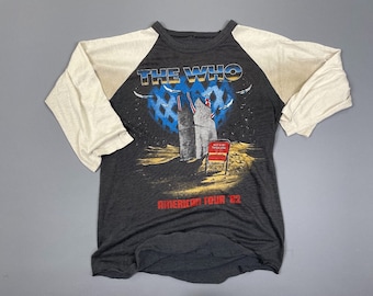 As-is The Who American Tour 82 Threadbare Raglan T-shirt