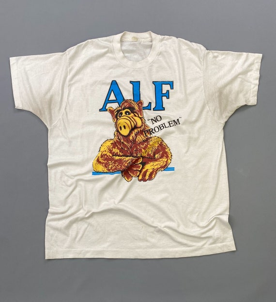 80s Alf No Problem Graphic Single Stitch T-shirt