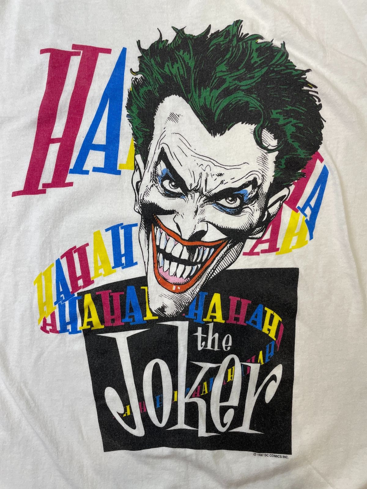 80S USA製 DC COMIC JOKER Tシャツ シングルステッチ XL 1980s the Joker Dc Comics Single Stitch T-shirt - Etsy
