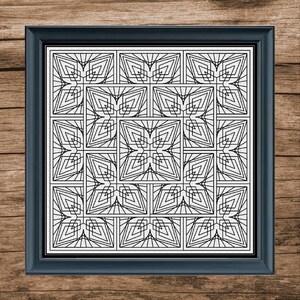 Geometric Squares Pattern #2