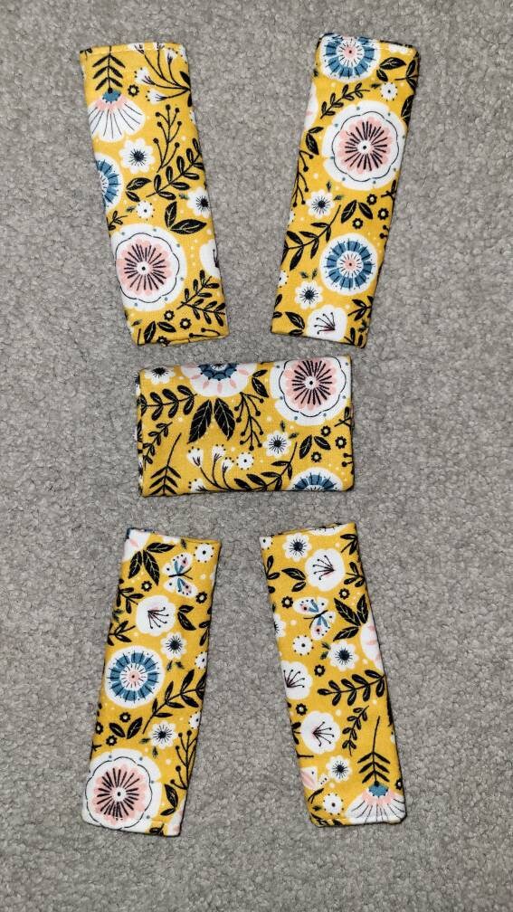 Pavlik harness strap covers golden floral Etsy